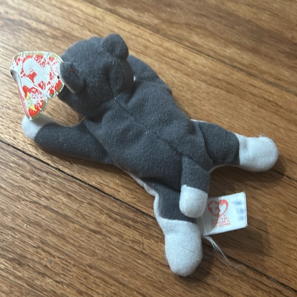 Extremely Rare Vintage Teenie Beanie Babies Nook The Husky 1993 - Picture 3 of 6